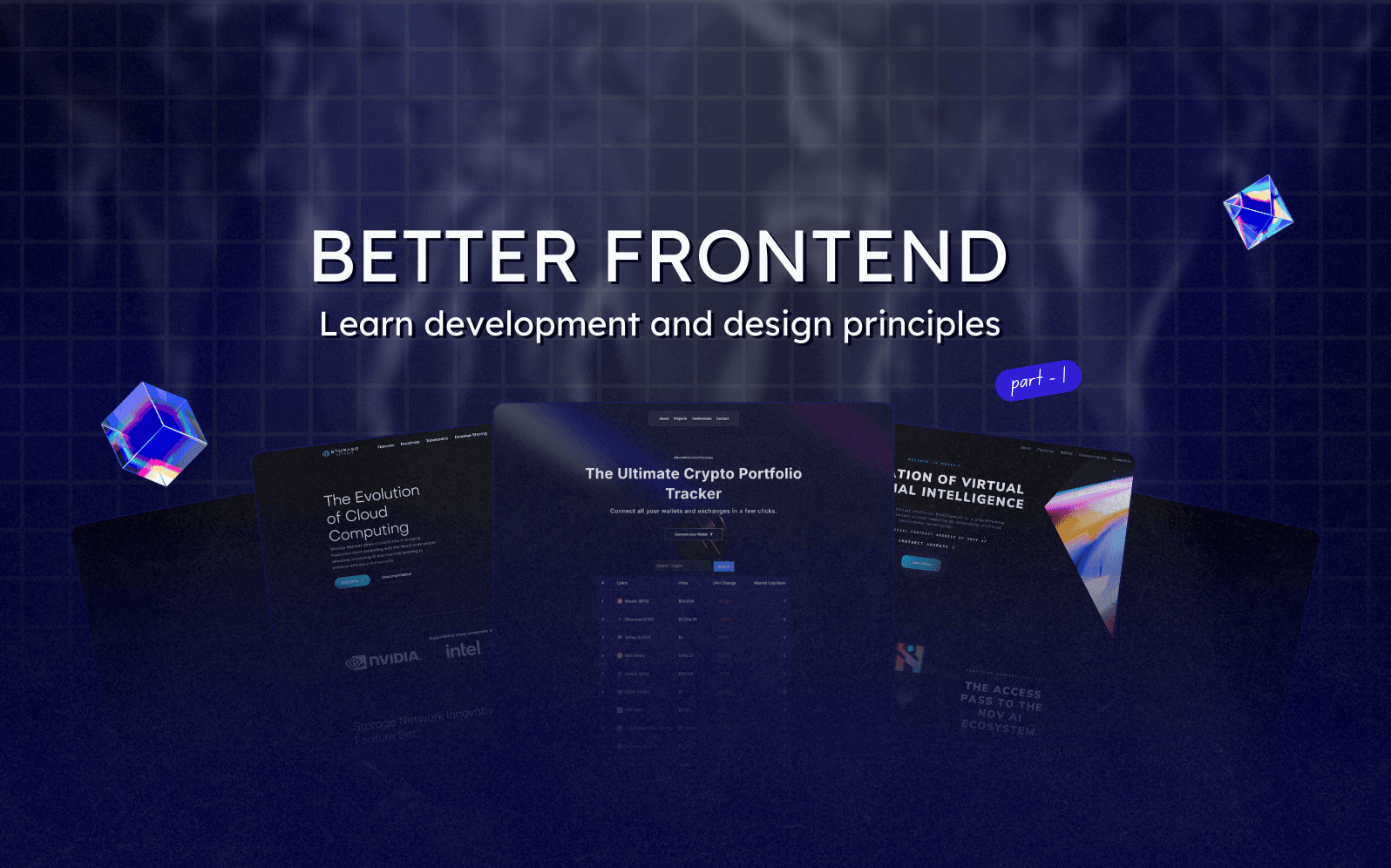 Better Frontend Part 1: Learn development and design principles